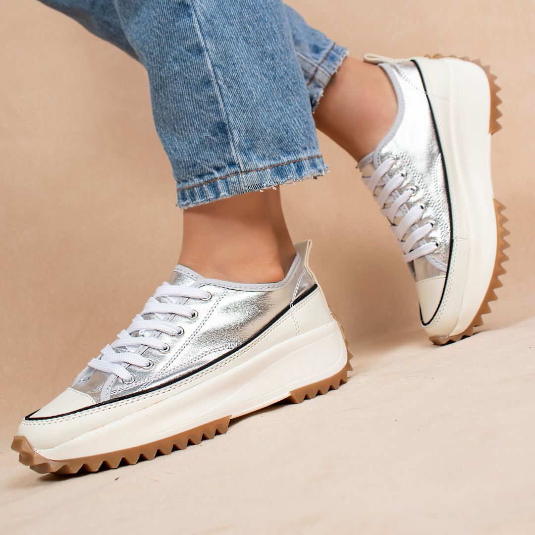 Women's Chunky Lace-up Sneakers