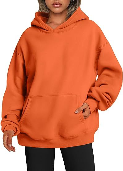 Women's Thick Hooded Sweatshirt in Fall Colors