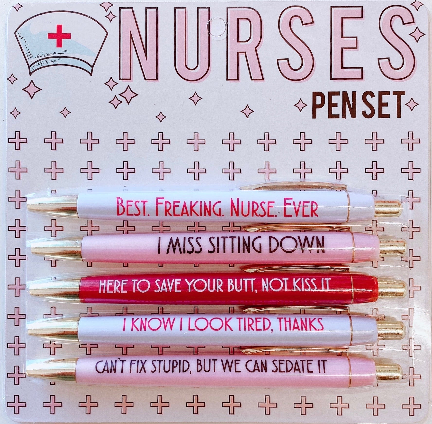 Nurse's Funny Ink Pen Set