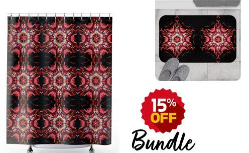 Red Star Bathroom Decor Bundle