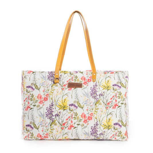 Meadow Peace Floral Weekender Bag