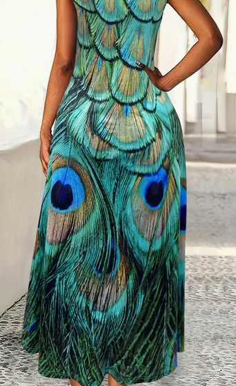 Peacock Bundled Dress Outfit