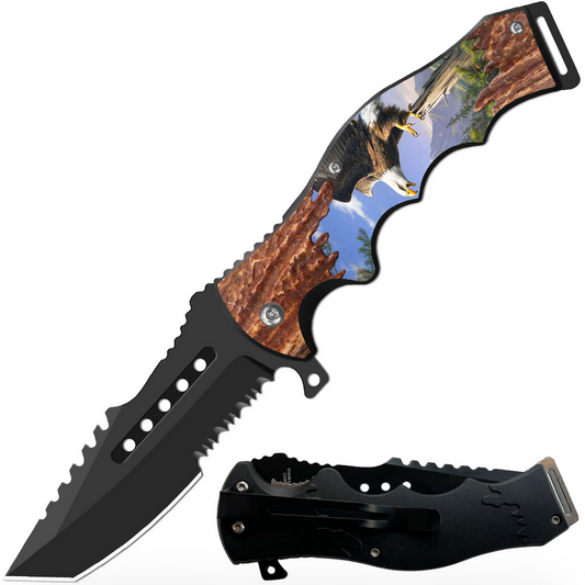 Tactical Flying Eagle Spring Assisted Folding Pocket Knife