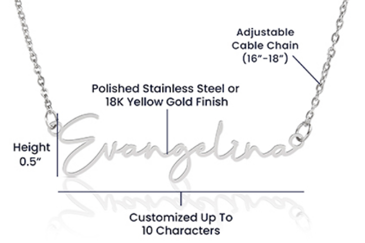 Signature Style Custom Name Necklace