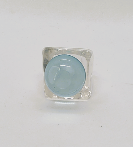 Anillo circular azul
