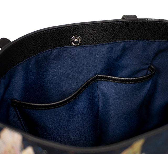 Old Map Design Vegan Leather Tote Bag