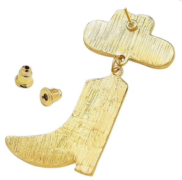 Cowboy Hat and Boot Dangle Earrings