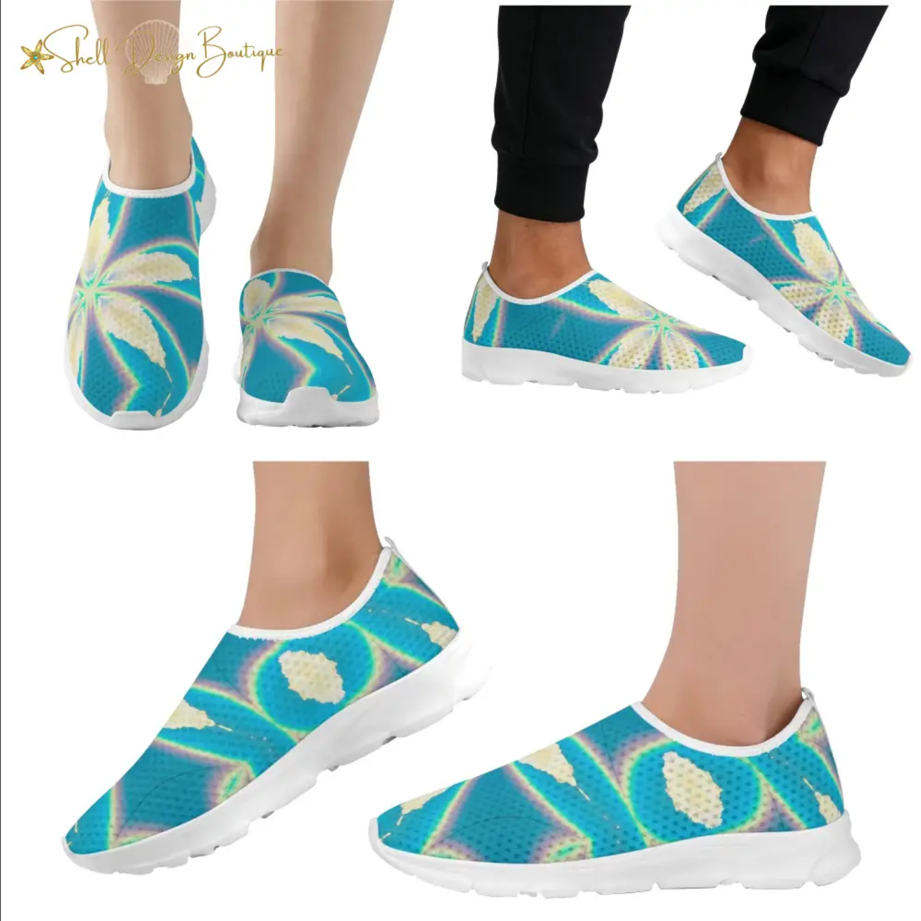 Blue Skies and Rainbows Lightweight Adult Unisex Athletic Shoes | Shipped in US