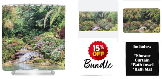 Serene Waterfall Feature Bathroom Bundle