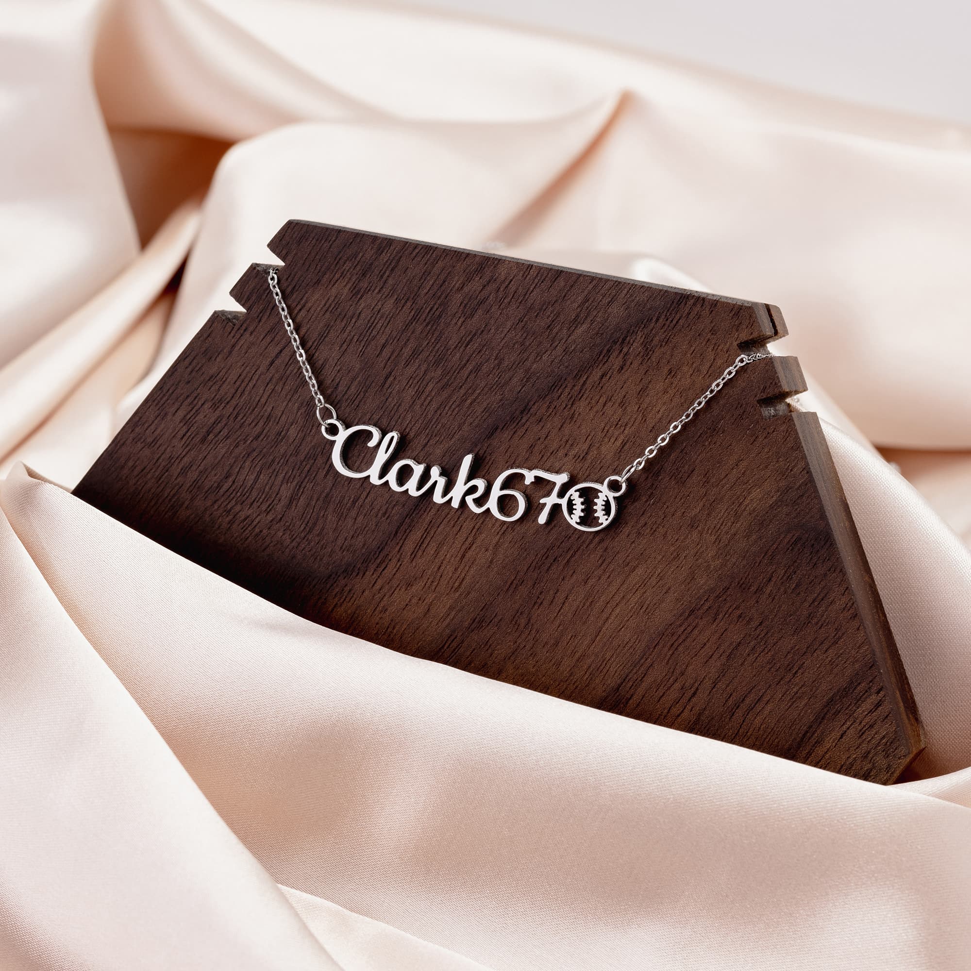 Custom Name Sports Necklace - 9 Sports Available