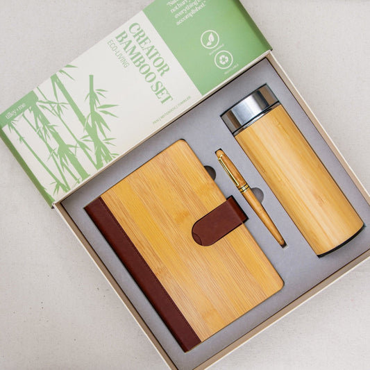 Eco-friendly Pepperdine Creator's Bamboo Gift Set