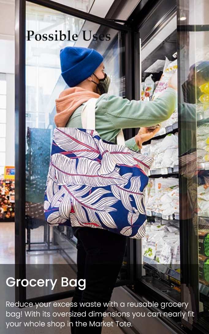 Eau de Parfume Pink Oversized Canvas Tote Bag
