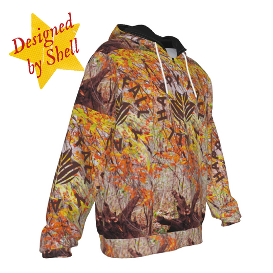 Happy Fall Y'all Printed Hoodie With Pockets up to 7XL - Shell Design Boutique