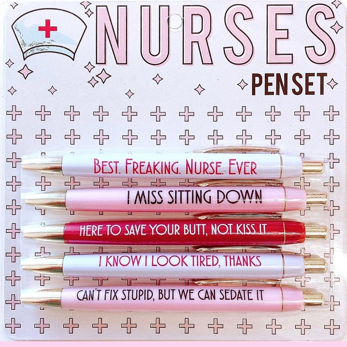 Nurse's Funny Ink Pen Set