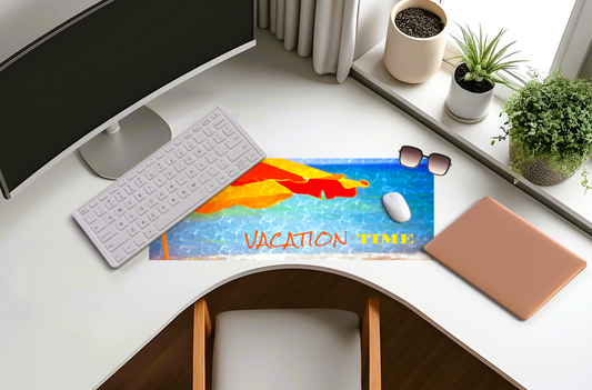 Vacation Time Beach Umbrella Mousepad Desk Mat - available in 2 sizes