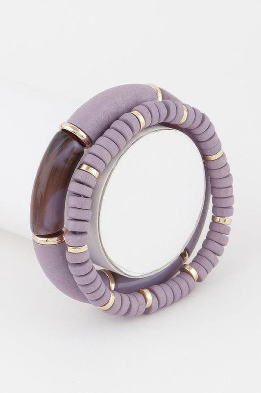 Double Layered Bead Bracelet