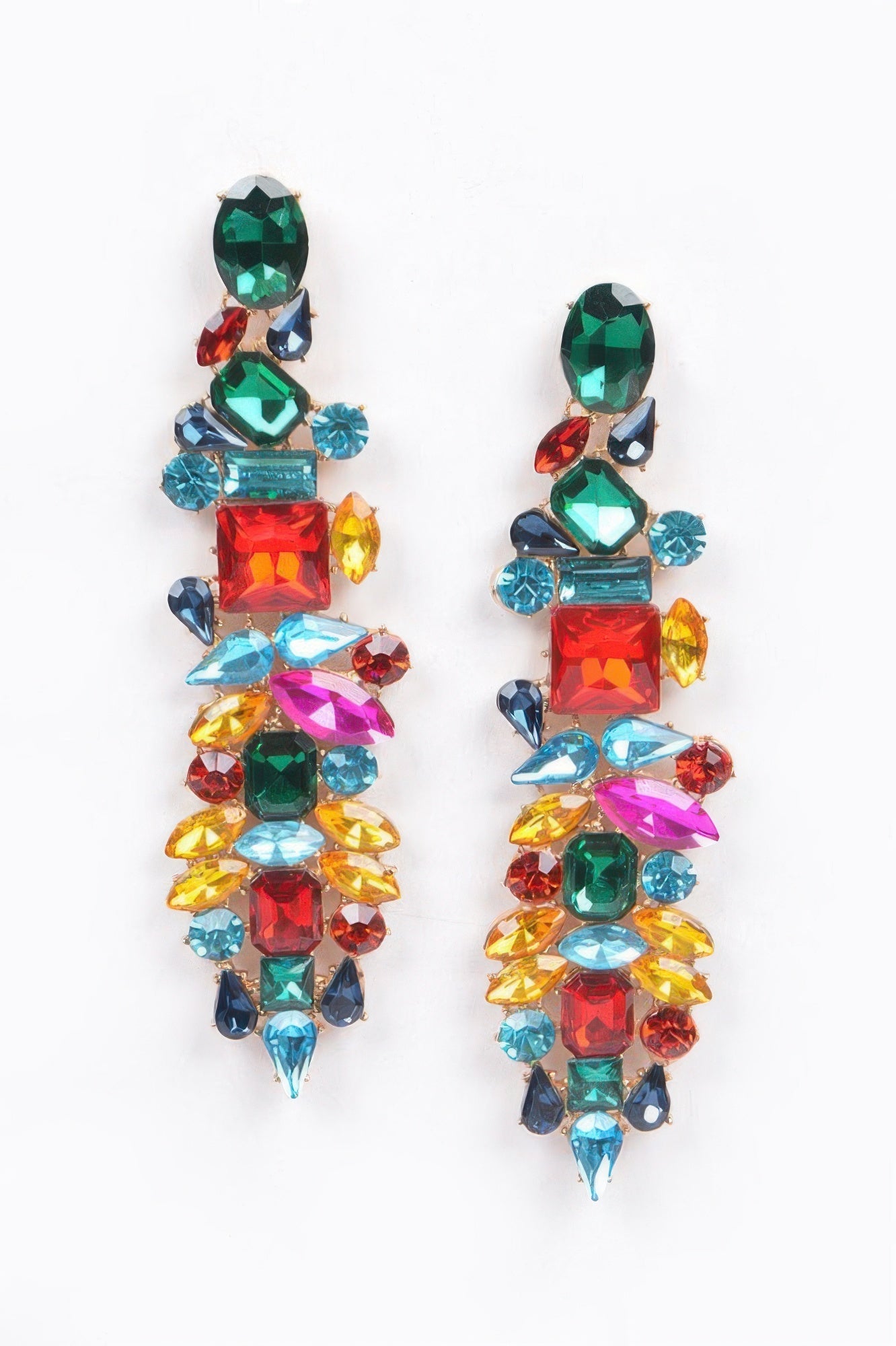 Multi Rhinestone Earring