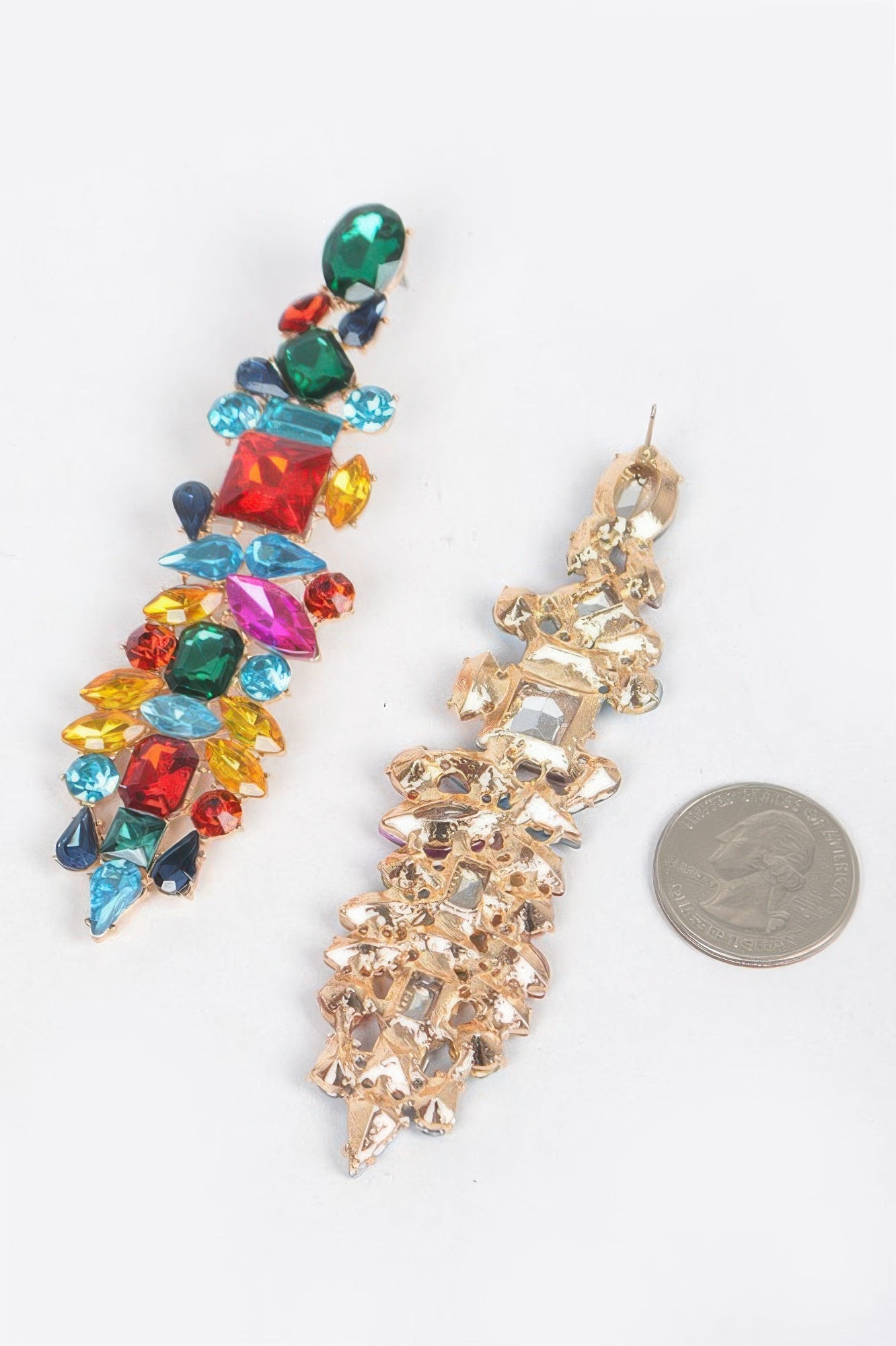 Multi Rhinestone Earring