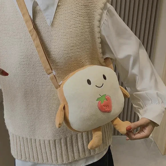 Cute Fun Fruity Crossbody Plush Bag