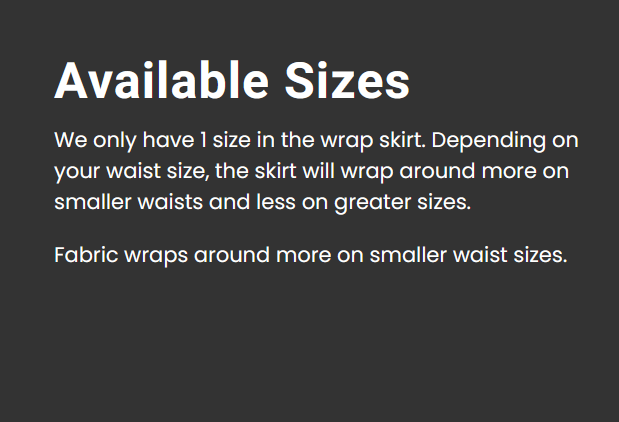 Betty Boop Design One Size Wrap Skirt