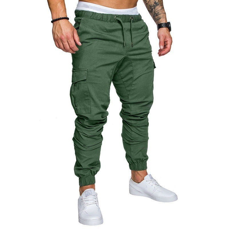 Men's Woven Fabric Baggy Casual Jogger Pants