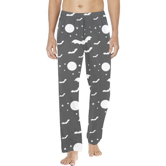 Bats with Full Moon Men's Pajama Pants (Made in USA)