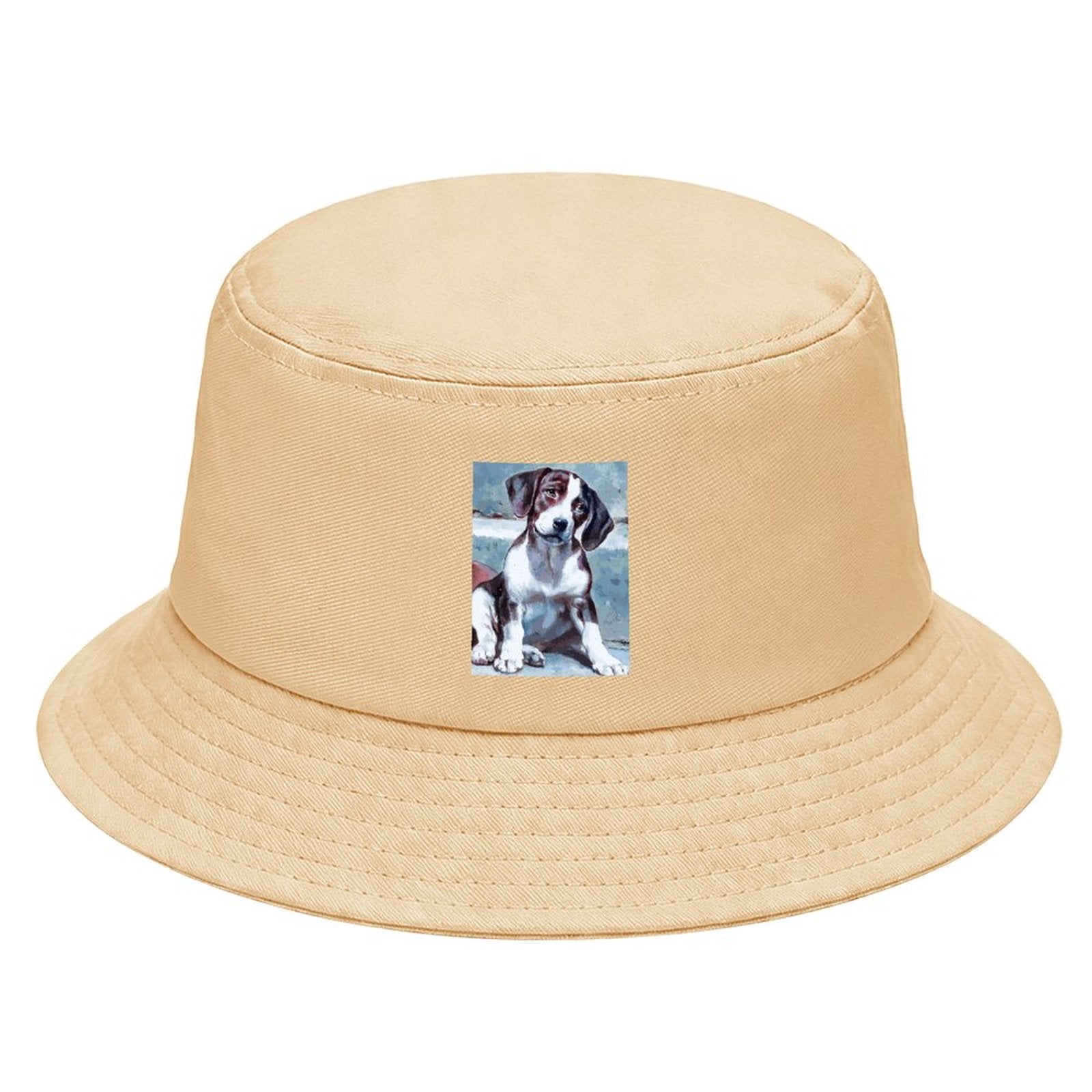Puzzled Puppy Children’s Bucket Hat (Front Printing)