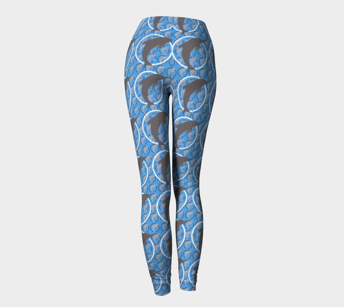 Women's Dancing Dolphins Printed Leggings