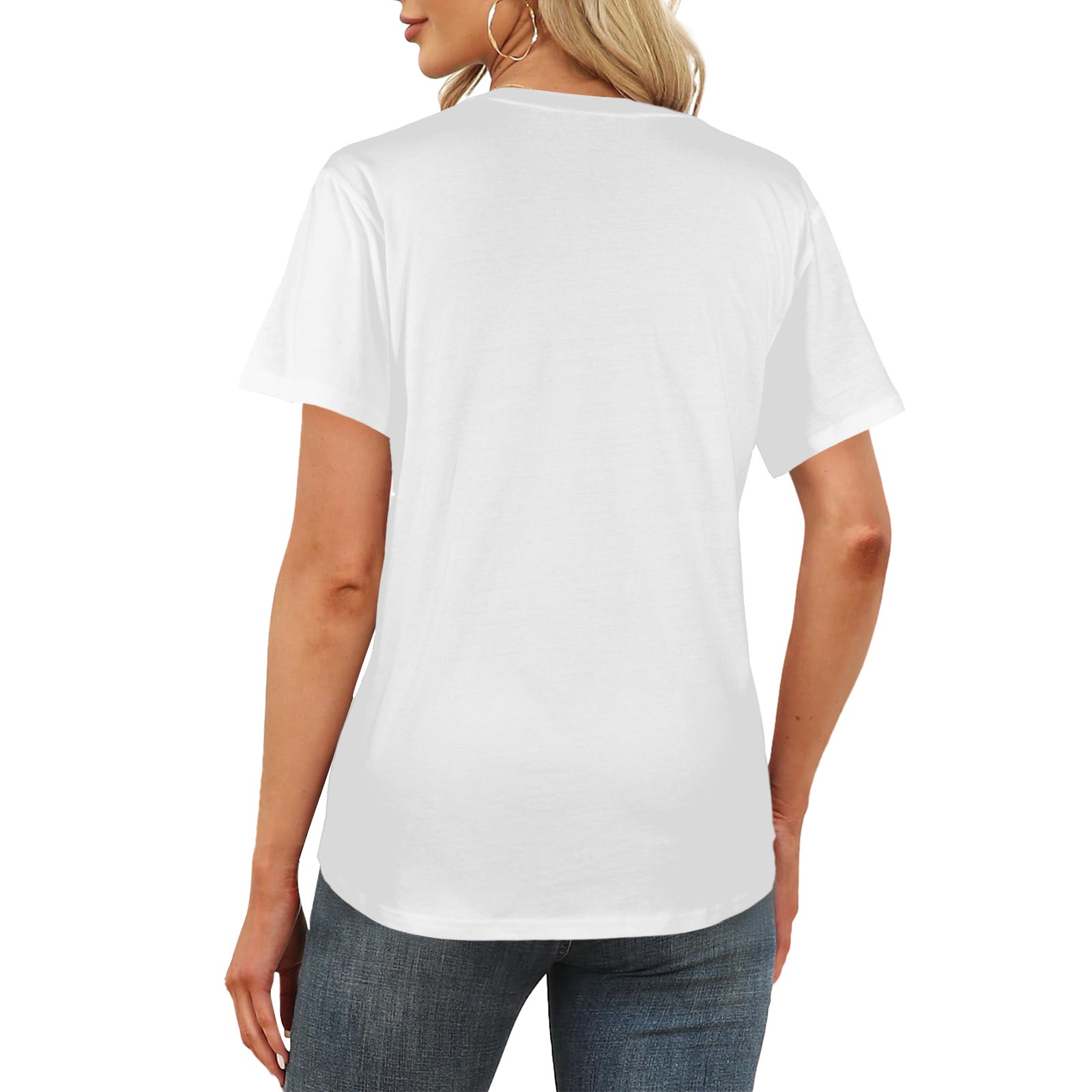 Moo-ey Christmas Classic Women's White T-Shirt (Made in USA)