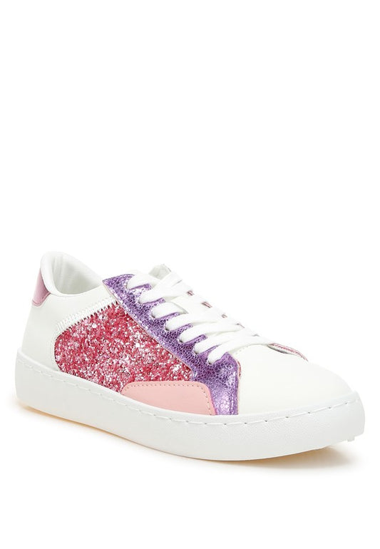 Women's Cosmolight Glitter Faux Leather Sneakers