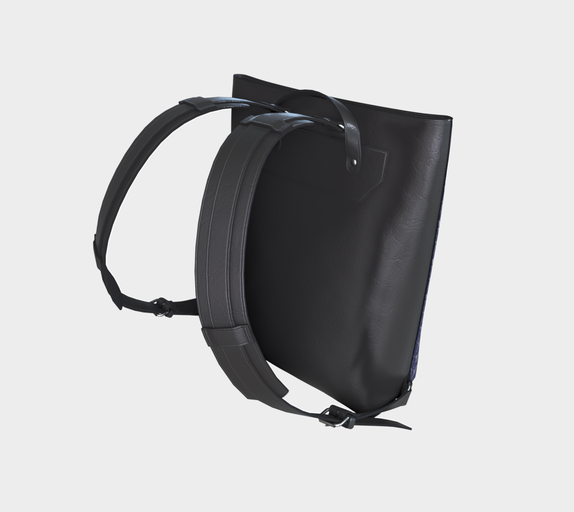 Silver Fairy Vegan Leather Backack