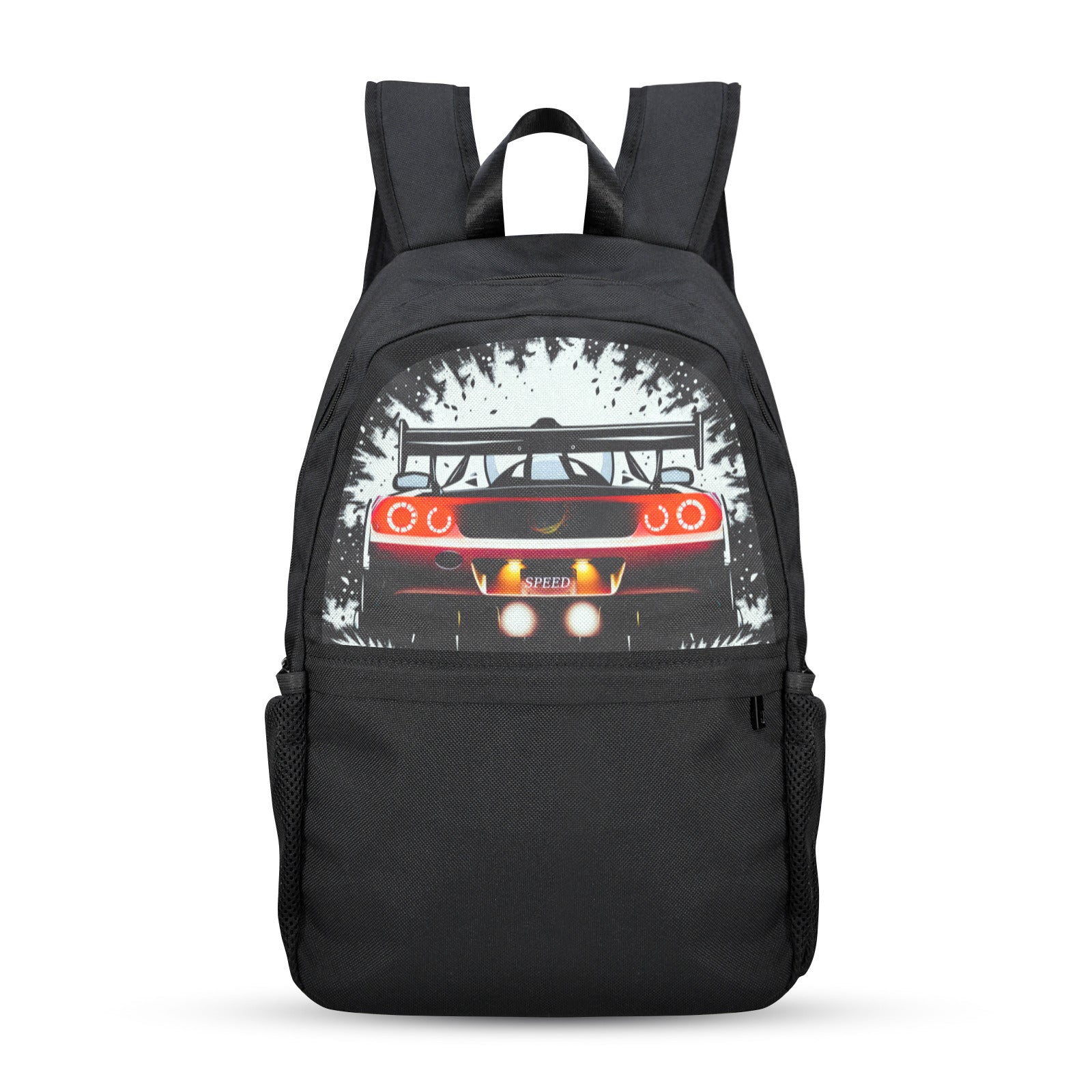 Race Car Winner Casual Backpack (Upper Part Printing) (Model 1753)