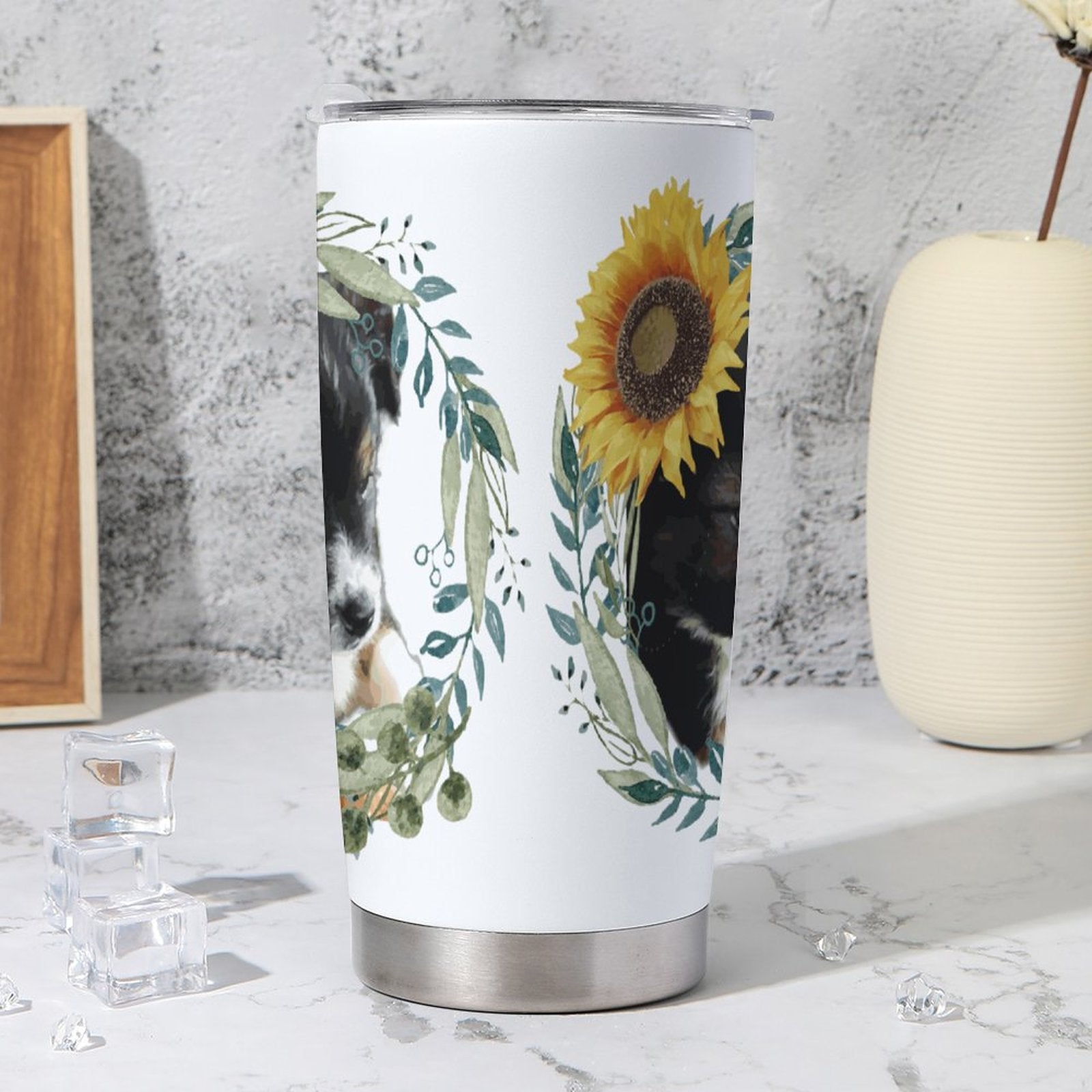 Free Shipping-20oz Insulated Stainless Steel Cup with Lid