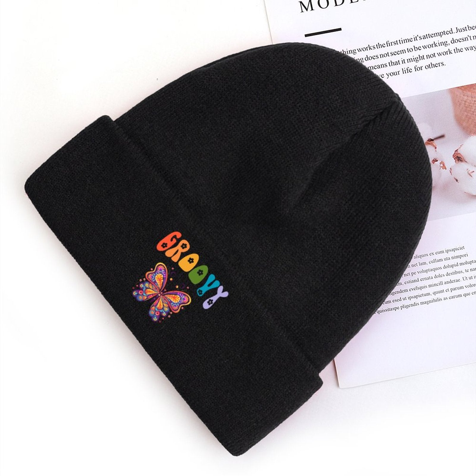 DTF 300gsm Knit Warm Winter Hats(Front Printing)