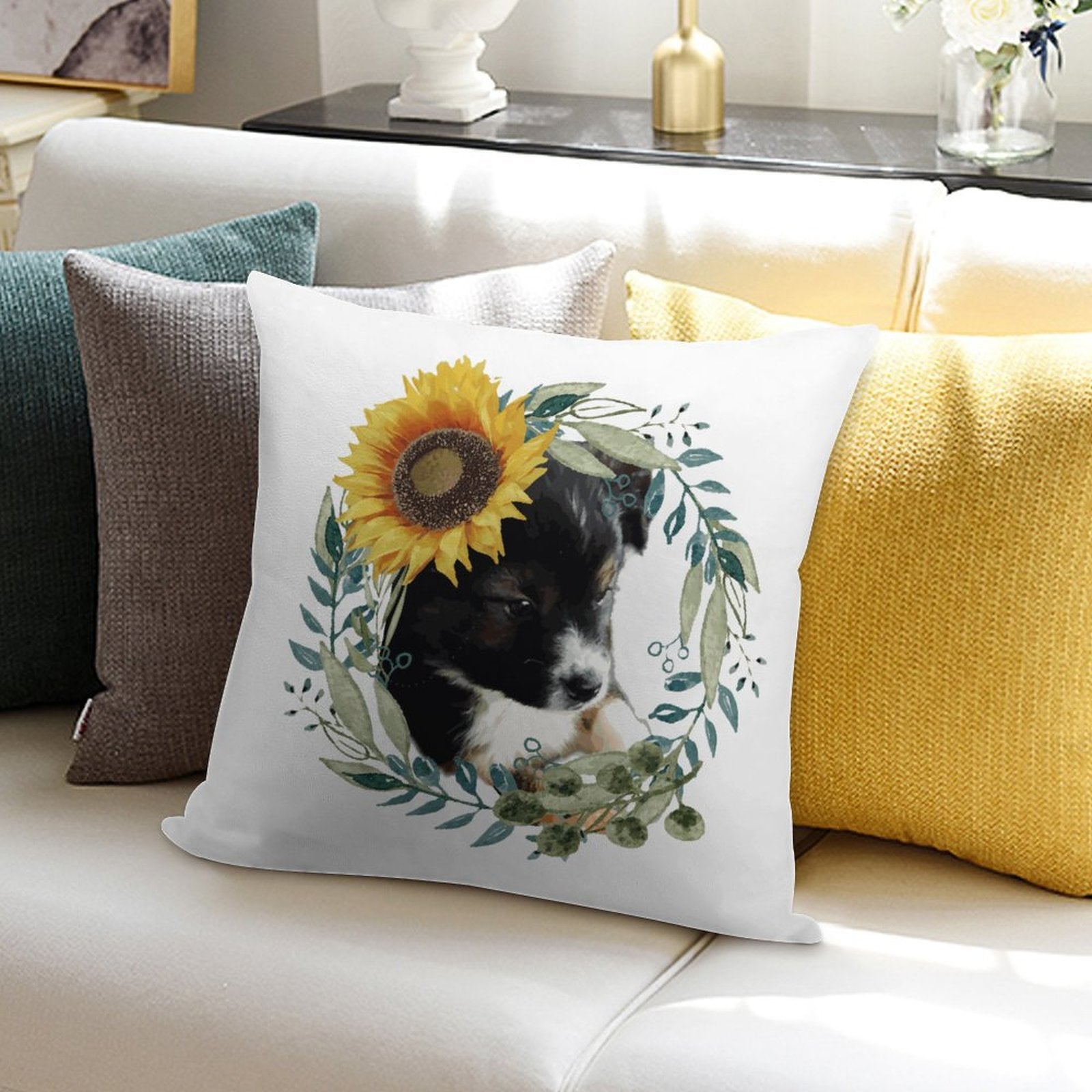 Cute Black Puppy 2-Piece Ultra-Soft Pillowcase Set - 18