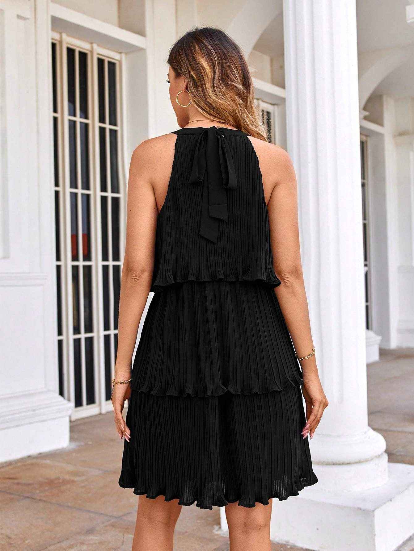 Women's Strapless Daily With Multi-layer Design Fashion Dresses
