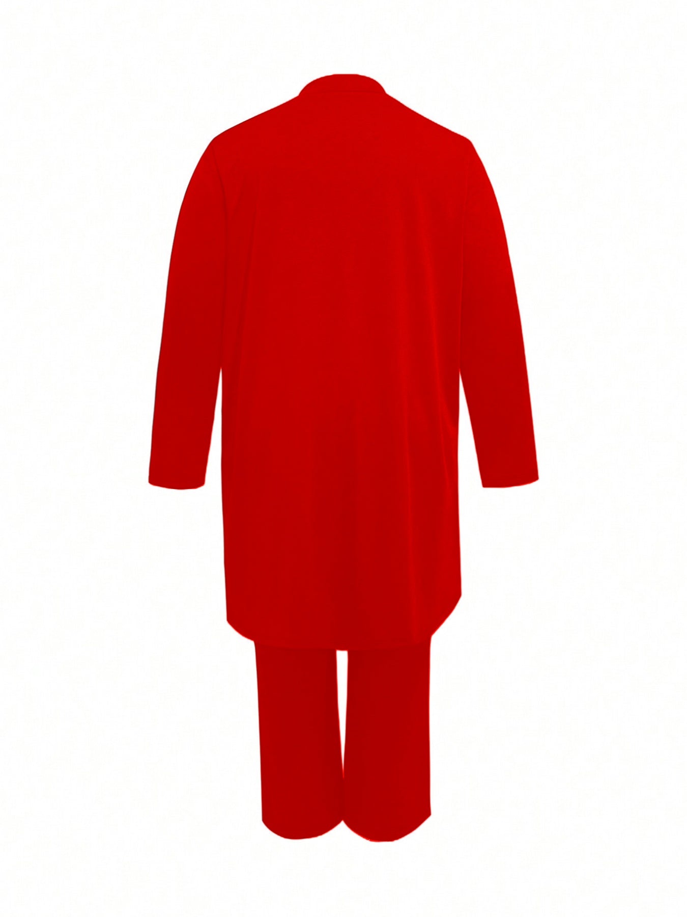 Women’s Red 3-piece Loose Outfit Pants Set