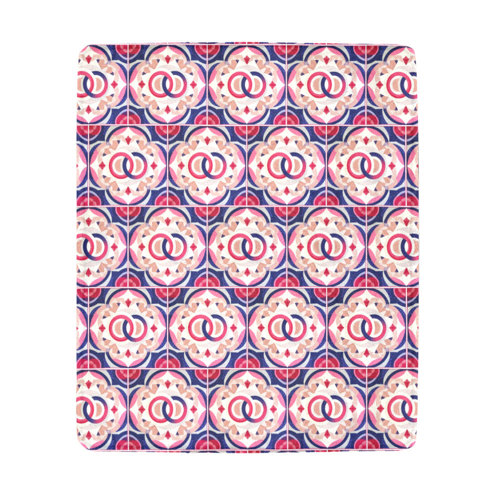 Double Rings Ultra-Soft Micro Fleece Blanket 50
