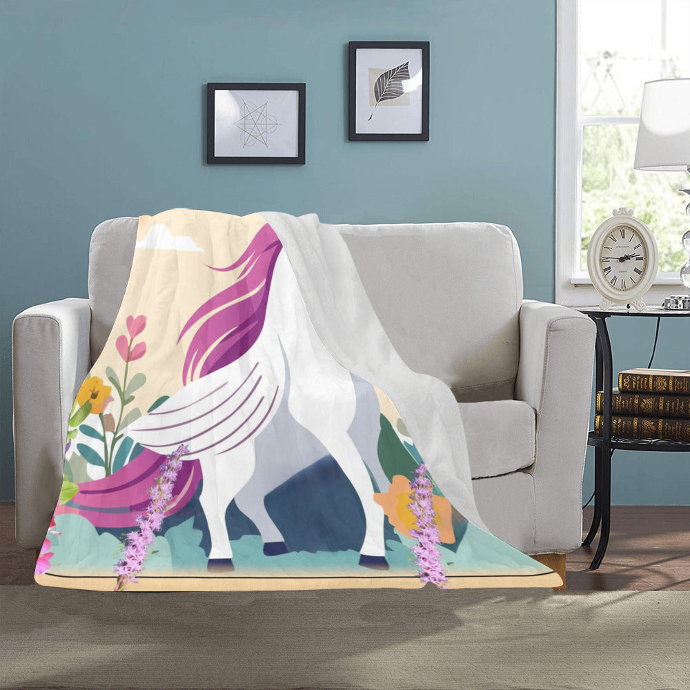 Unicorn with Wings Ultra-Soft Micro Fleece Blanket 40