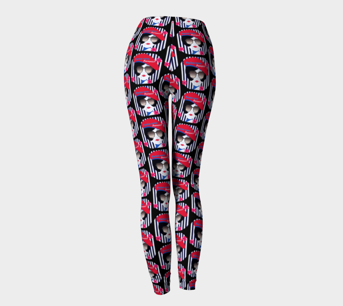 Parlez-vous Francais? French Girl Leggings