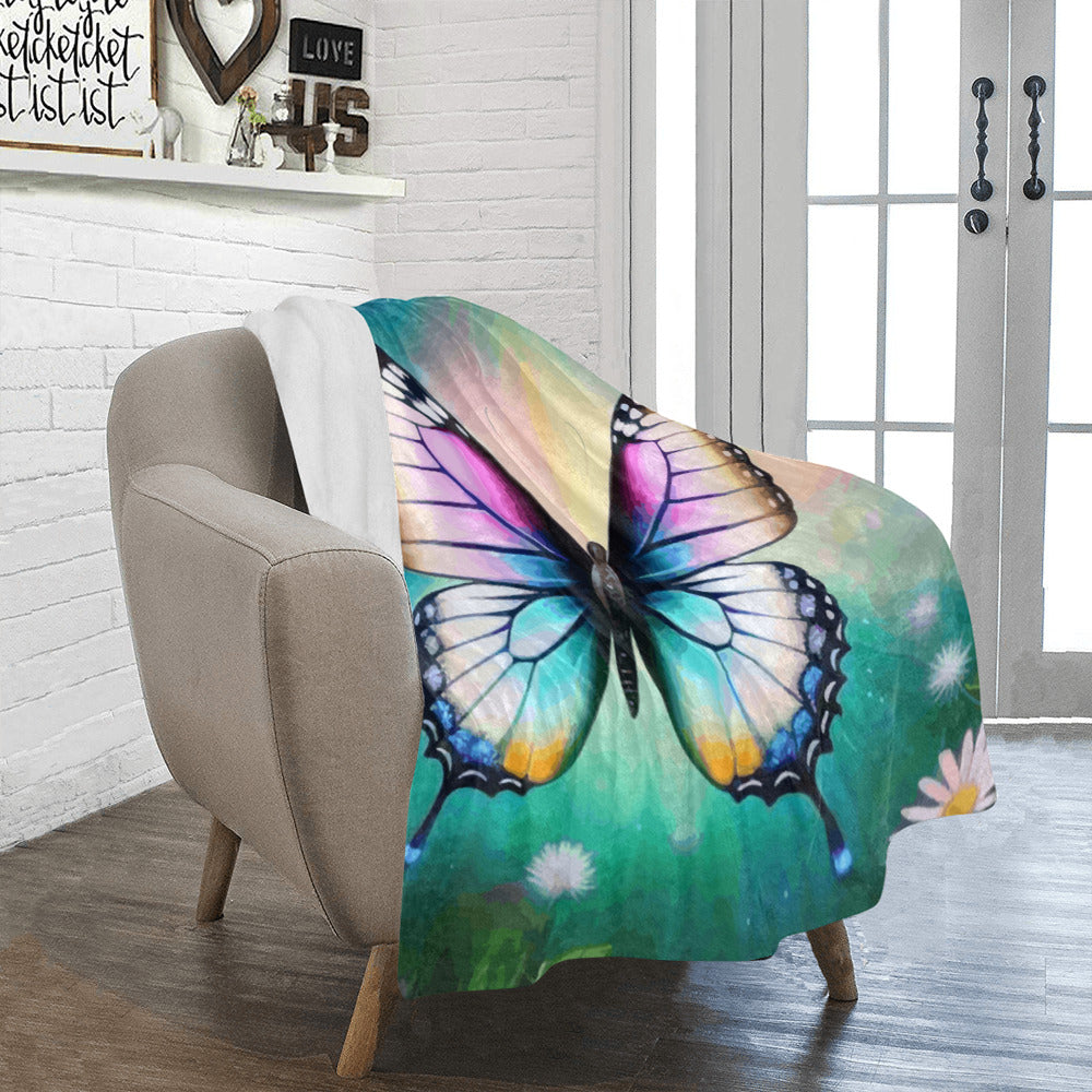 Beautiful Butterfly Blanket Ultra-Soft Micro Fleece Blanket 40