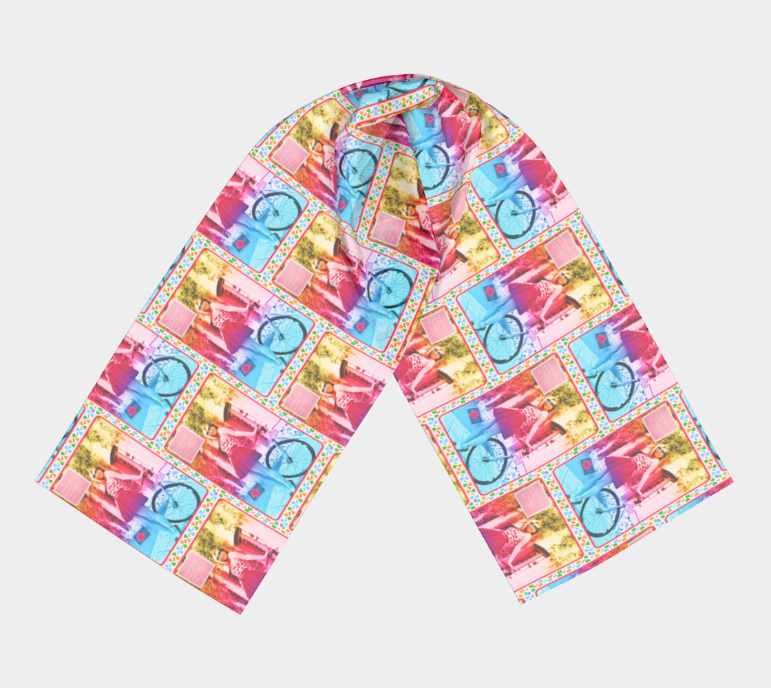 Colorful Design Know Your Worth Then Add Tax Long Scarf