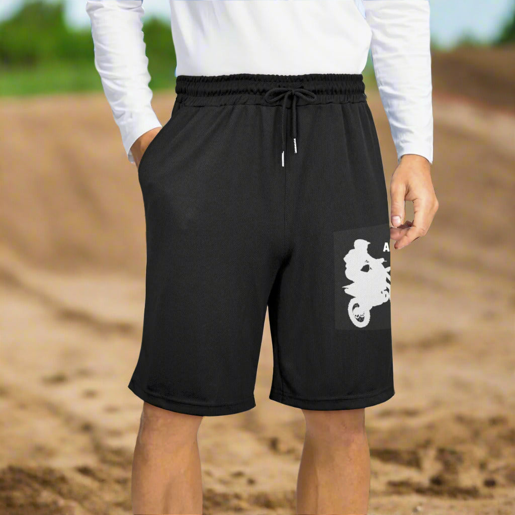 Mud Sweat and Gears Dirt Bike Black Casual Shorts (Made in USA)
