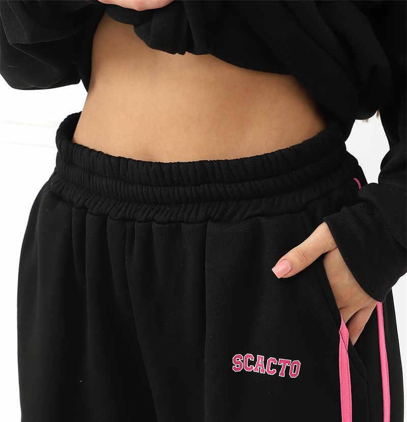 Women's Fashion Graphic Sweatshirt & Pants 2-piece Set