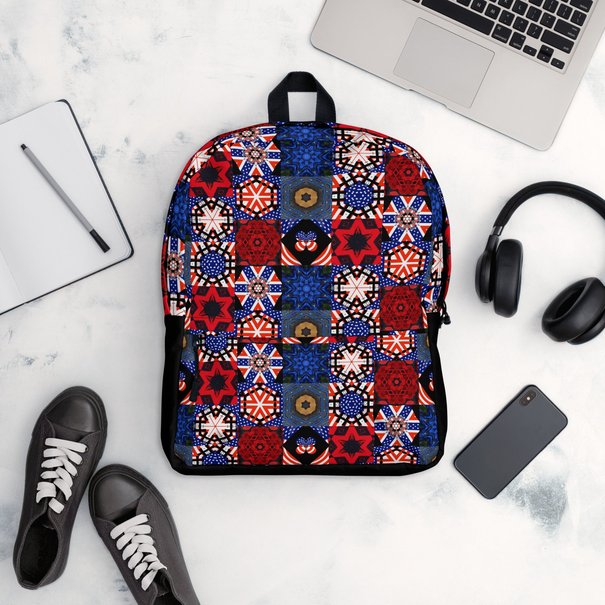 Patchwork USA Design School Backpack