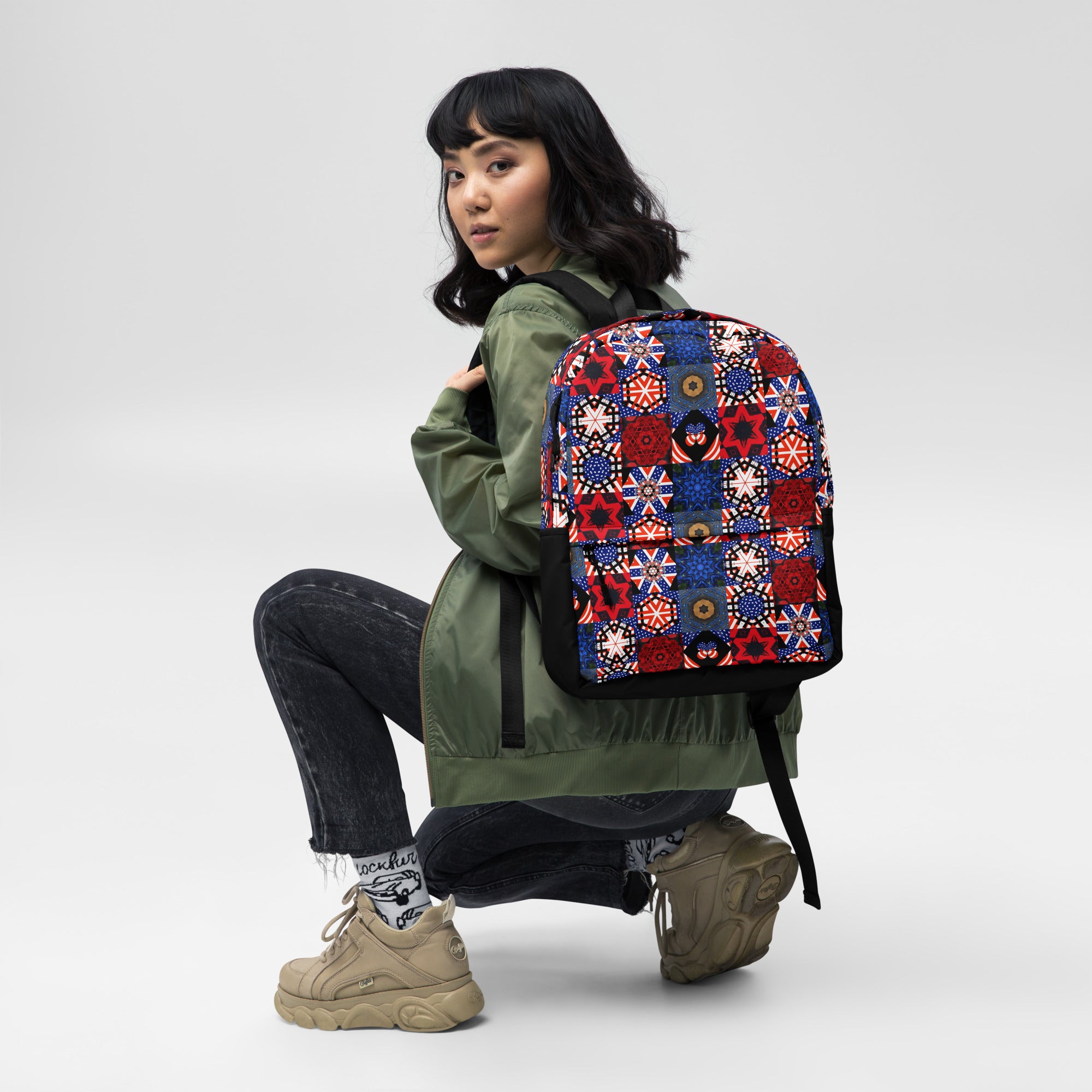 Patchwork USA Design School Backpack