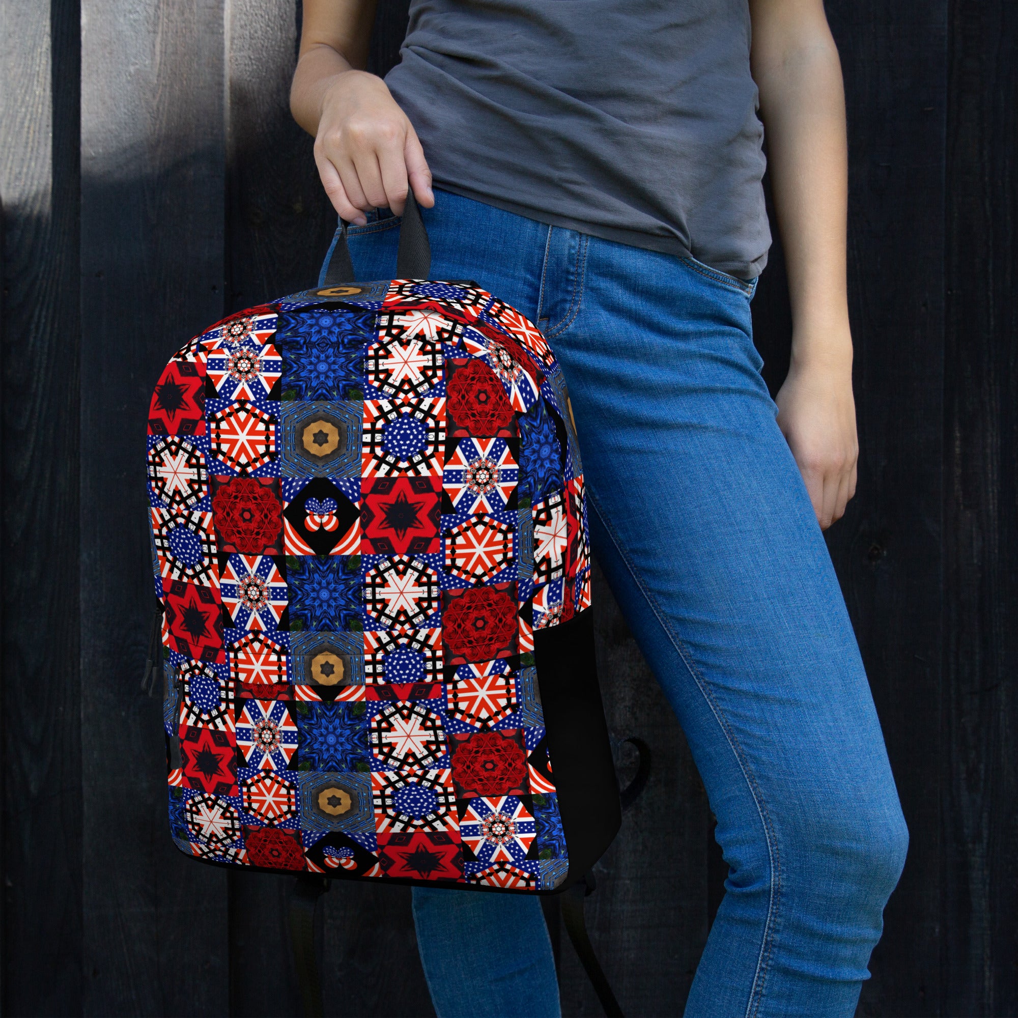 Patchwork USA Design School Backpack