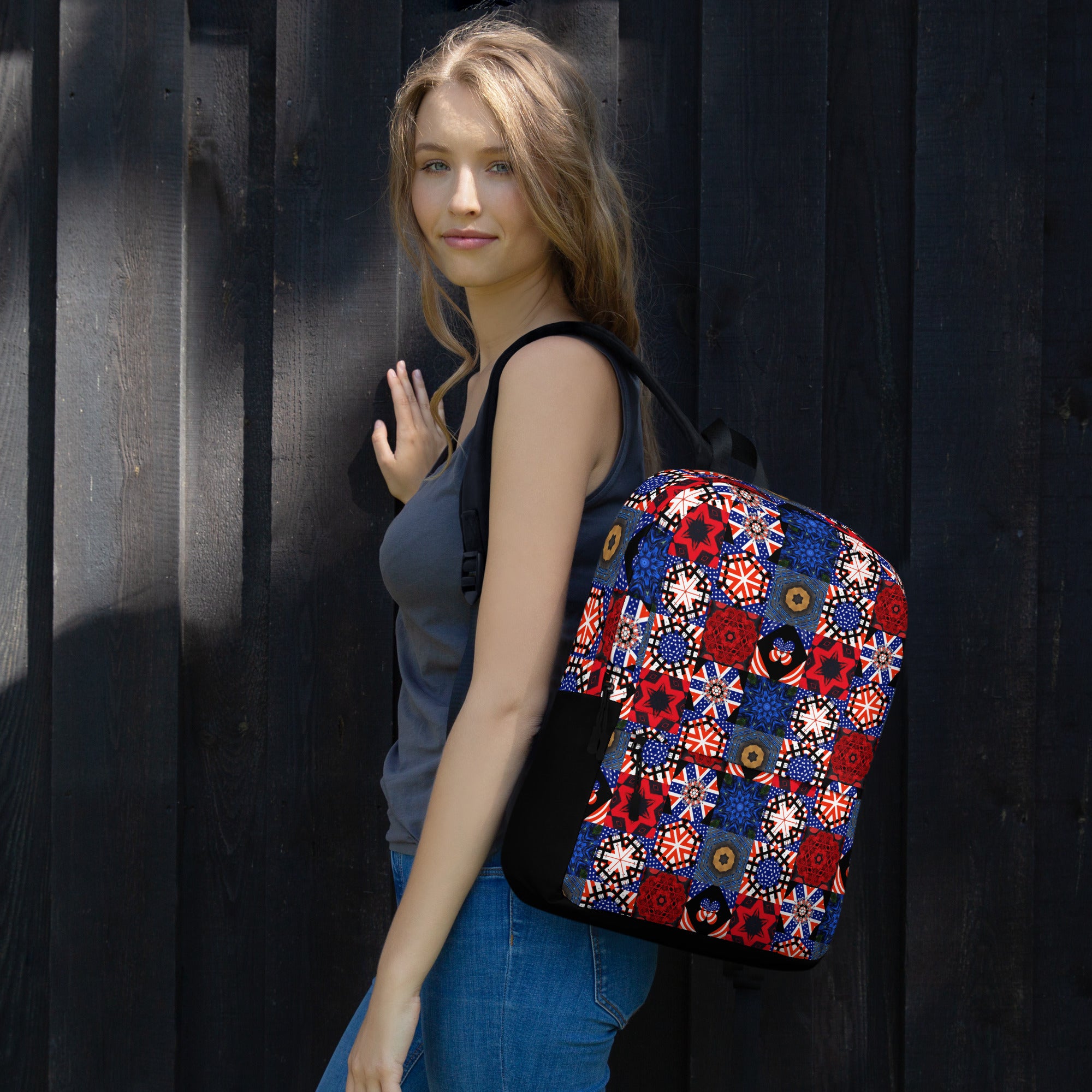 Patchwork USA Design School Backpack