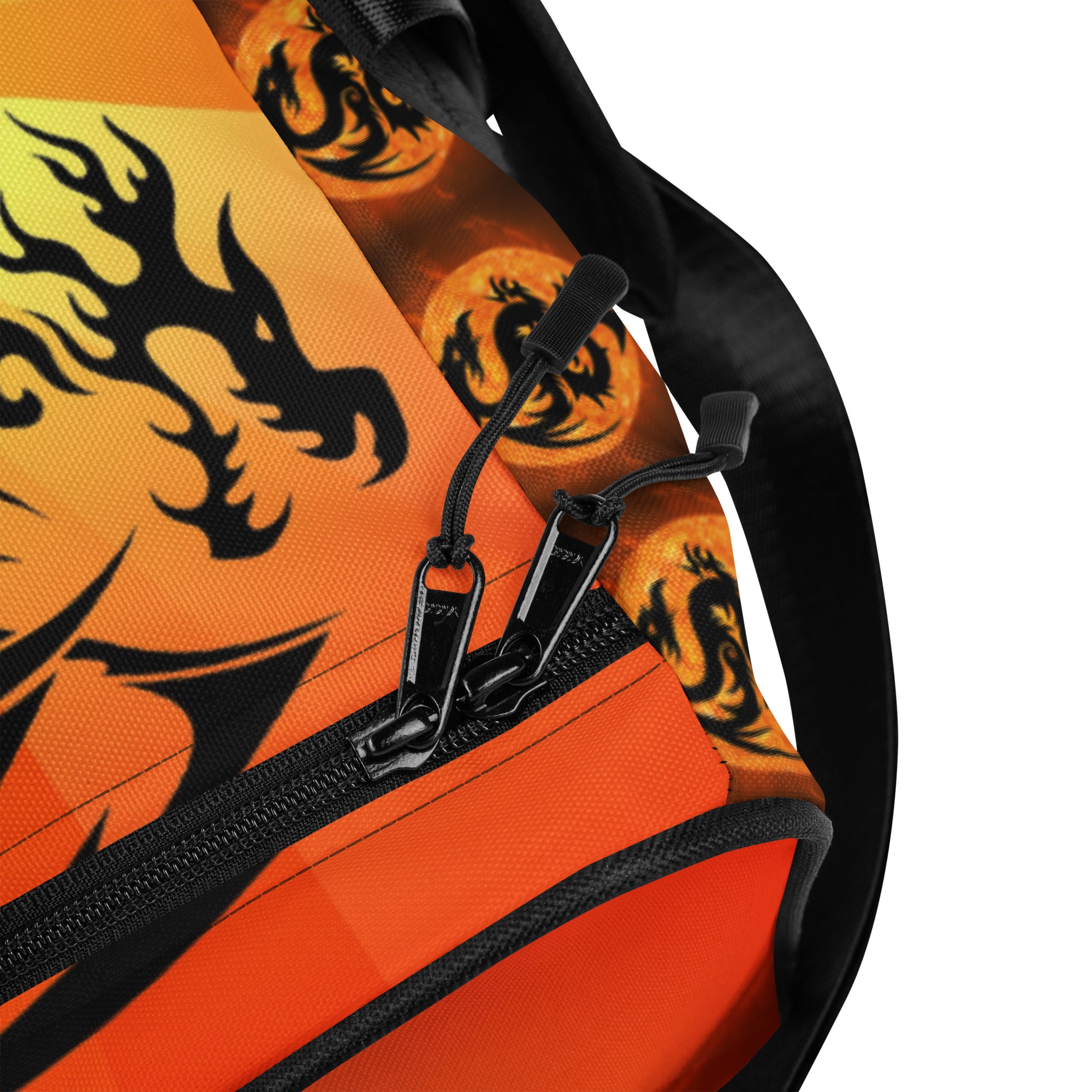 Red Fire Breathing Dragon Duffle Bag