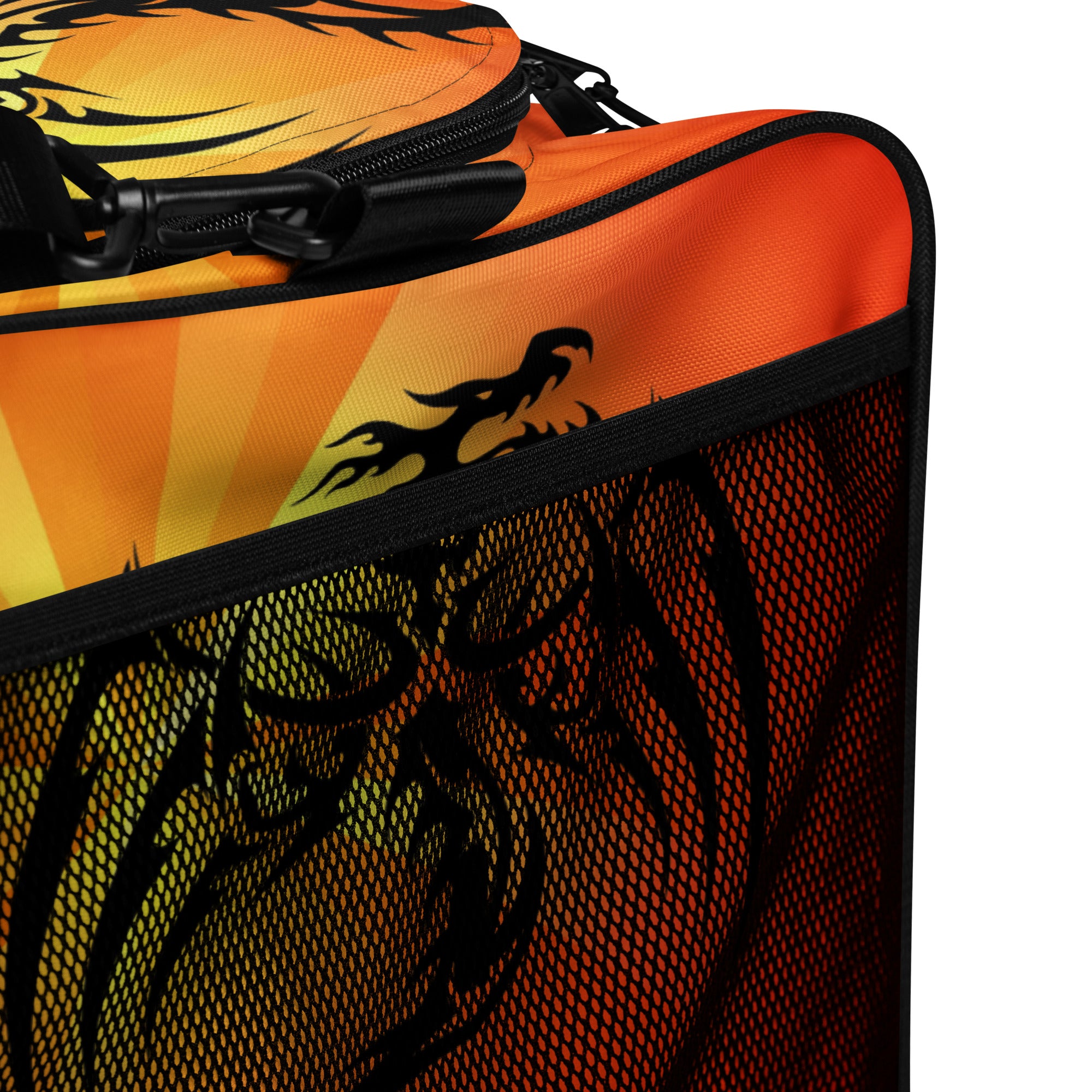 Red Fire Breathing Dragon Duffle Bag
